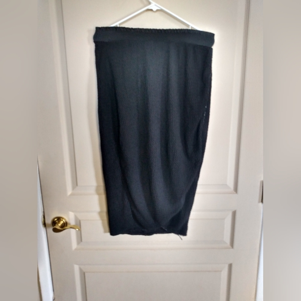 Vintage 90's Black Maxi Skirt.